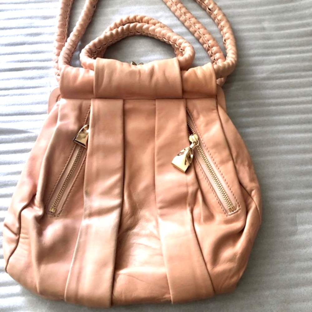 Authentic Christian Louboutin Pink Leather Purse